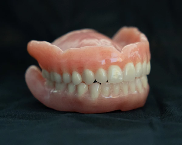 A pair of conventional dentures